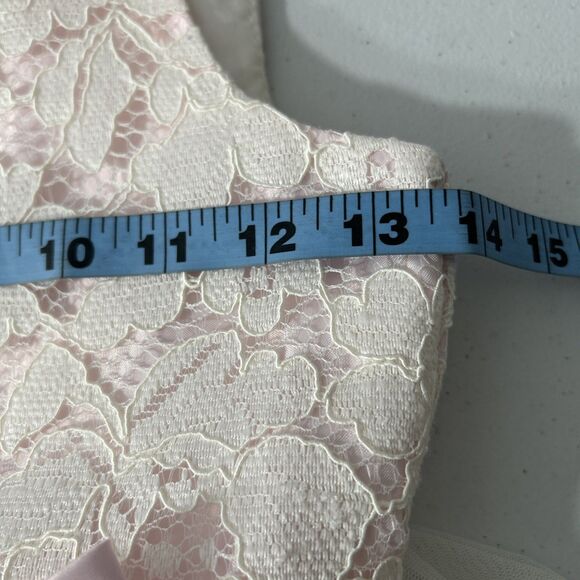 Couture Princess Dress‎ Kids 7 Tulle Tiered layered  Sleeveless Formal - Picture 4 of 6